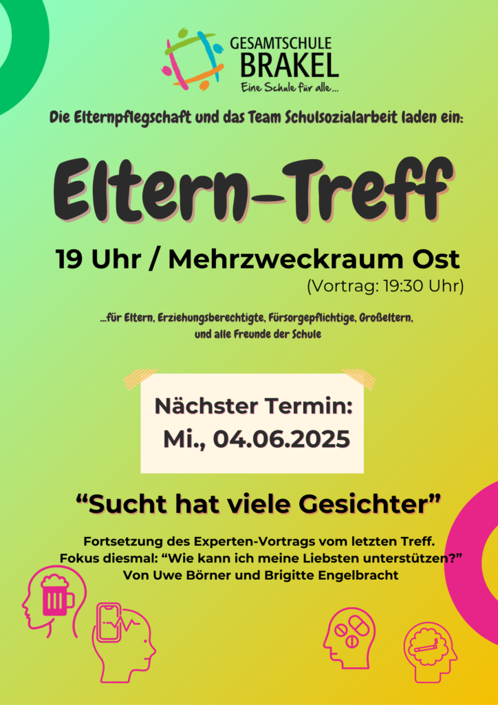 Plakat Elterntreff 04.06.2025